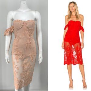 NEW Lovers + Friends Breathless Midi Dress I86